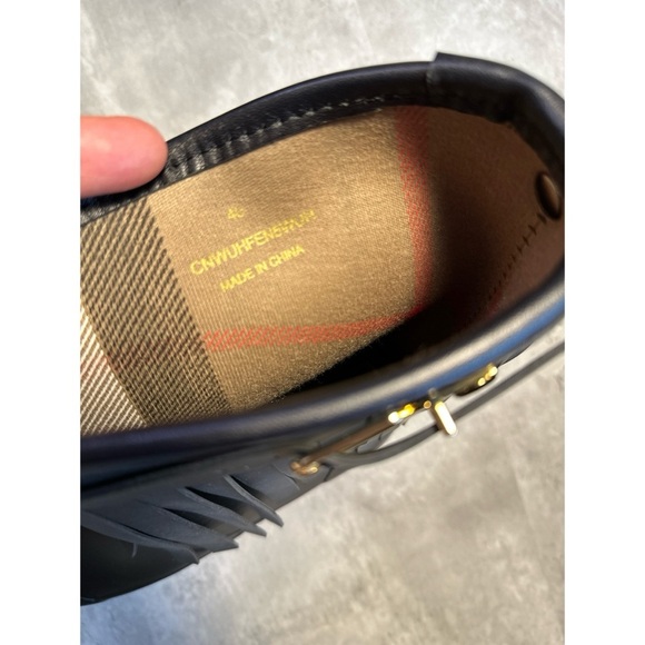 Rare Burberry mid-calf fringe rain boots 40EU - Picture 4 of 6